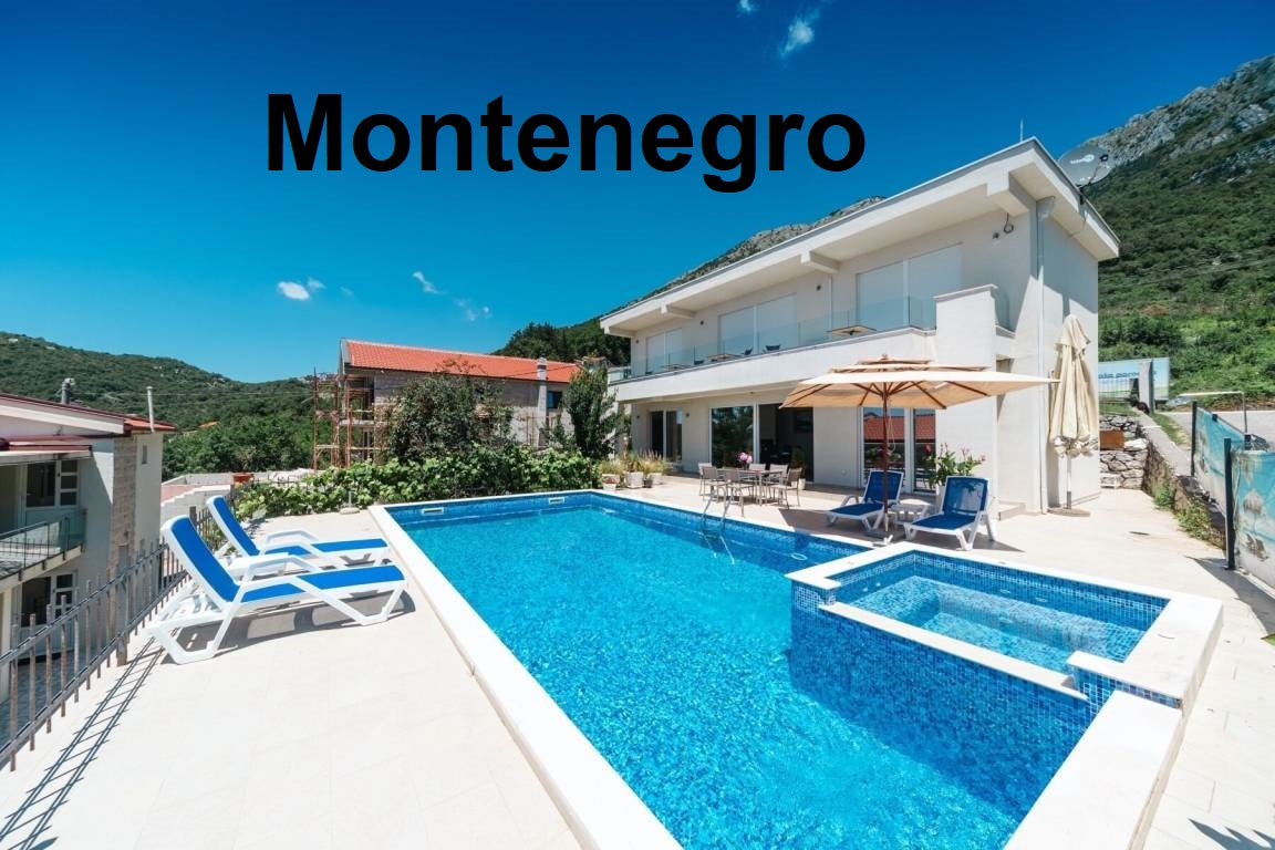 Ferienhaus mit Grill, privatem  6 Gäste ∙ 3 Schlafzimmer Budva montenegro