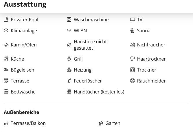 Ferienhaus mit Terrasse, Sauna und Garten 8 Gäste ∙ 3 Schlafzimmer Türkei